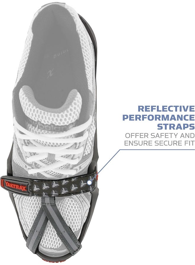 Yaktrax Run Traction Cleats for Running on Snow and Ice (1 Pair), Large - Image 3